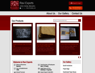 coniferhandmadepaperexporter.com screenshot