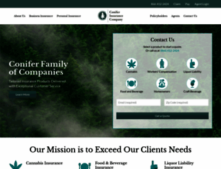 coniferinsurance.com screenshot
