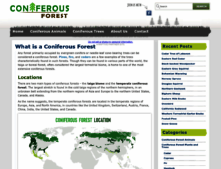 coniferousforest.com screenshot