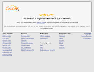 conigy.com screenshot