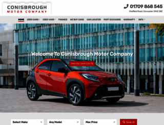 conisbroughmotorcompany.co.uk screenshot