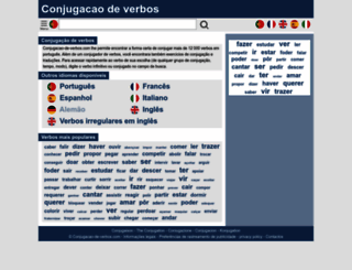 conjugacao-de-verbos.com screenshot