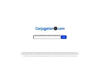 conjugation-fr.com screenshot