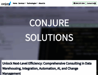 conjuresolutions.com screenshot