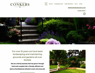 conkerslandscapers.co.uk screenshot