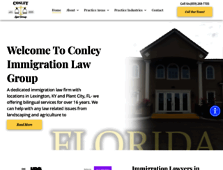 conleyimmigration.com screenshot