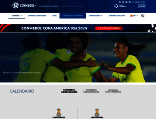 conmebol.com screenshot