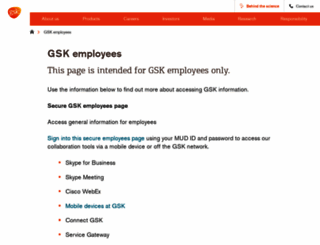 connect.gsk.com screenshot