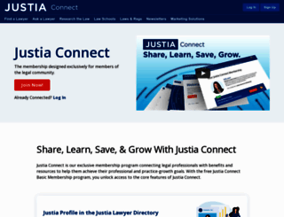 connect.justia.com screenshot
