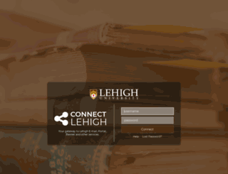 connect.lehigh.edu screenshot