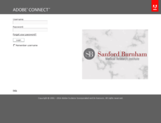 connect.sanfordburnham.org screenshot