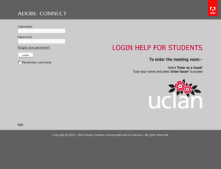 connect.uclan.ac.uk screenshot