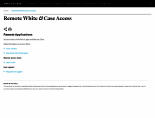 connect.whitecase.com screenshot
