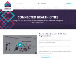 connectedhealthcities.org screenshot