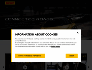 connectedroads.pirelli.com screenshot