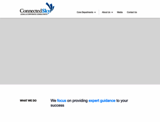 connectedsky.com screenshot