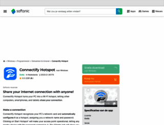 connectify.nl.softonic.com screenshot