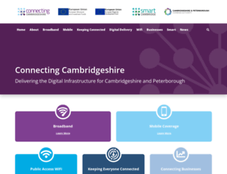 connectingcambridgeshire.co.uk screenshot