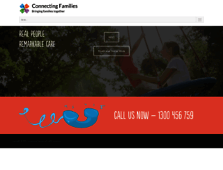 connectingfamilies.com.au screenshot