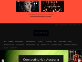 connectinghair.com.au screenshot