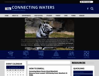 Access connectingwaters.org. Home - Connecting Waters Charter School