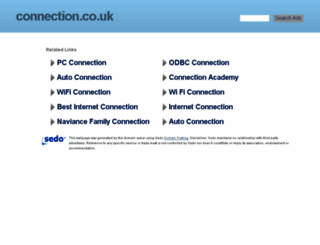 connection.co.uk screenshot