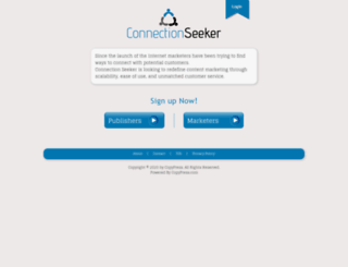 connectionseeker.com screenshot