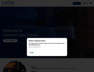 connectlatinschool.org screenshot