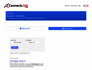 connectsjob.com screenshot
