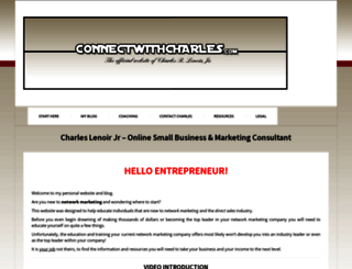 connectwithcharles.com screenshot