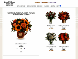 connellysflowers.com screenshot