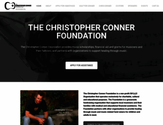 connerfoundation.org screenshot