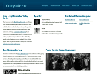 conneyconference.org screenshot