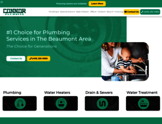 connor-plumbing.com screenshot