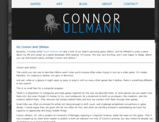 connorullmann.com screenshot