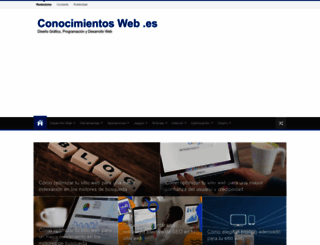 conocimientosweb.es screenshot