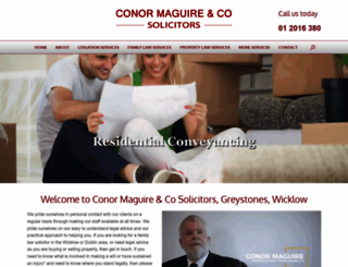 conormaguire.ie screenshot