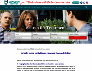 conquer-addiction.org screenshot