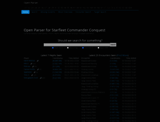 conquest.openparser.com screenshot
