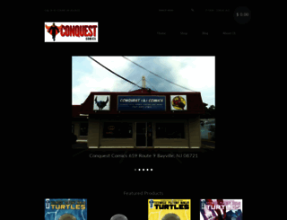 conquestcomics.com screenshot