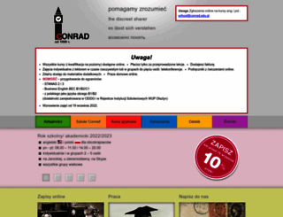 conrad.edu.pl screenshot