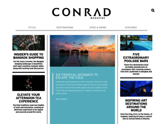 conradmagazine.com screenshot