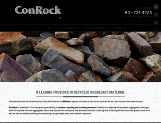 conrockrecycling.com screenshot