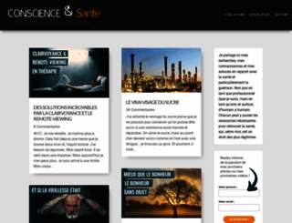 conscience-et-sante.com screenshot
