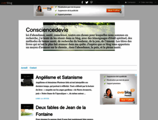 consciencedevie.over-blog.com screenshot
