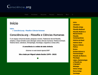 consciencia.org screenshot