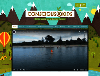 consciouskids.co.nz screenshot