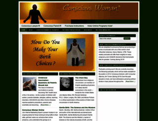 consciouswoman.org screenshot
