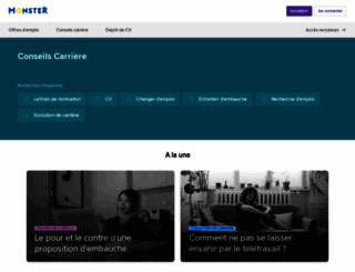 conseils-carriere.monster.lu screenshot