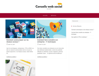 conseilwebsocial.com screenshot